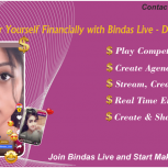 Transform Your Creativity into Money with Bindas Live App | Empowering Girls to Create, Stream, and Earn