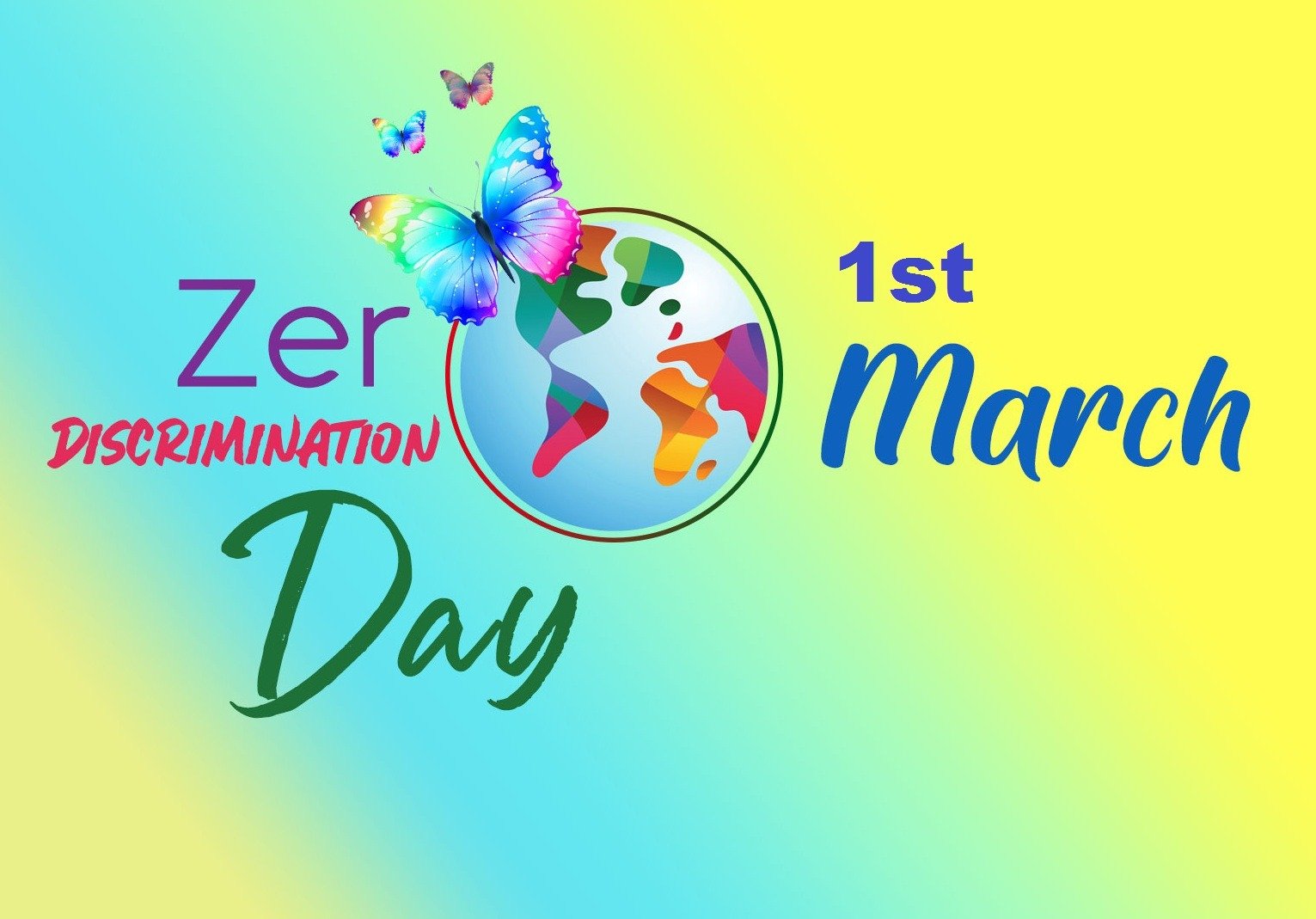 1st March 2024 Zero Discrimination Day HD Photos