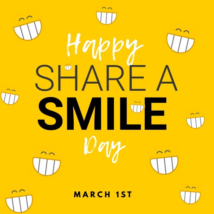 1st March 2024 Share a Smile Day HD Photos